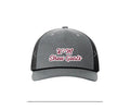 Richardson 112 FPR Five-Panel Trucker Rope Cap with leather patch