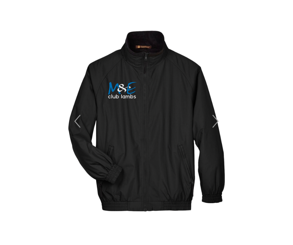Harriton Unisex Fleece Lined Nylon Jacket