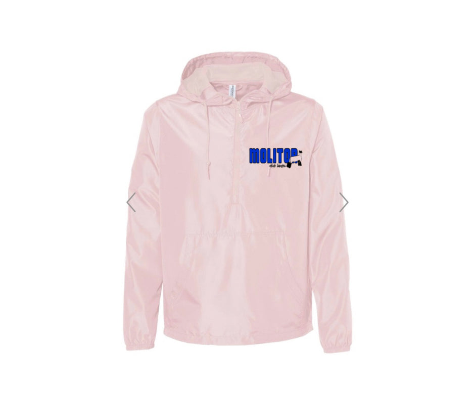 Independent Trading Co. Unisex Lightweight Quarter-Zip Windbreaker Pullover Jacket - Molitor