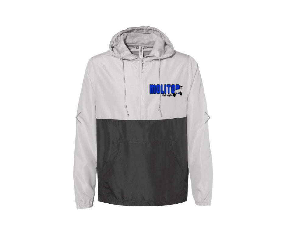 Independent Trading Co. Unisex Lightweight Quarter-Zip Windbreaker Pullover Jacket - Molitor