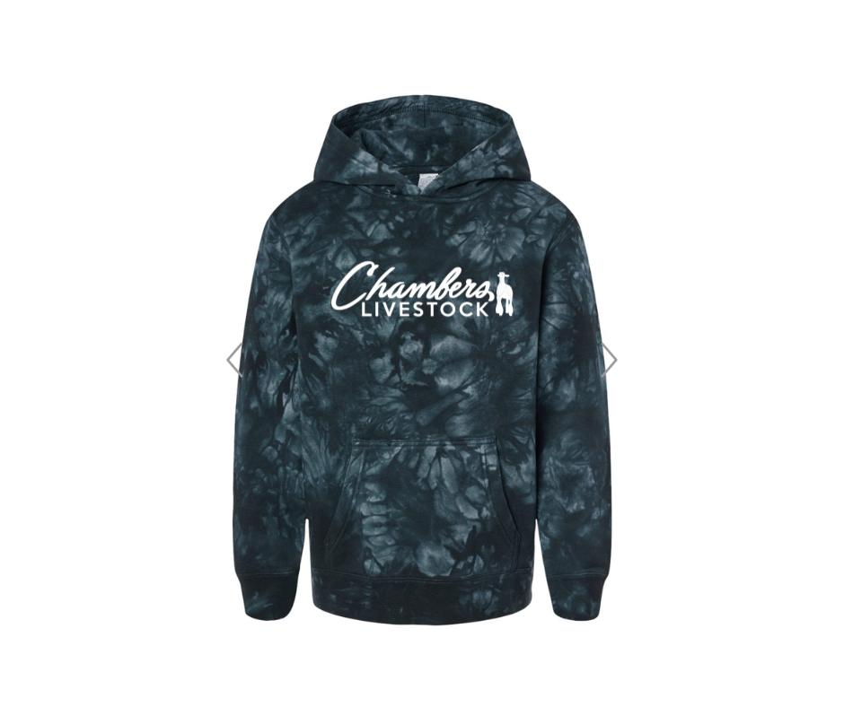 Independent Trading Youth Midweight Tie-Dyed Hooded Sweatshirt